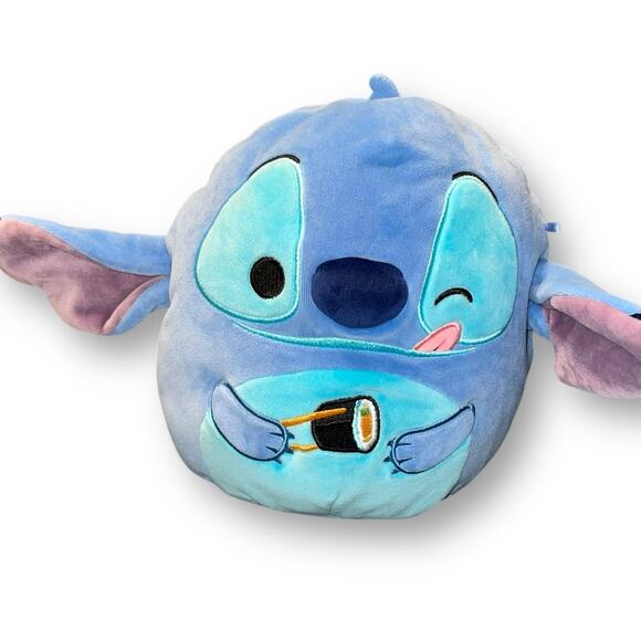 Squishmallows Plush Pillow Disney Stitch Sushi Chopsticks Shower Gift Nursery 8" - Picture 3 of 9
